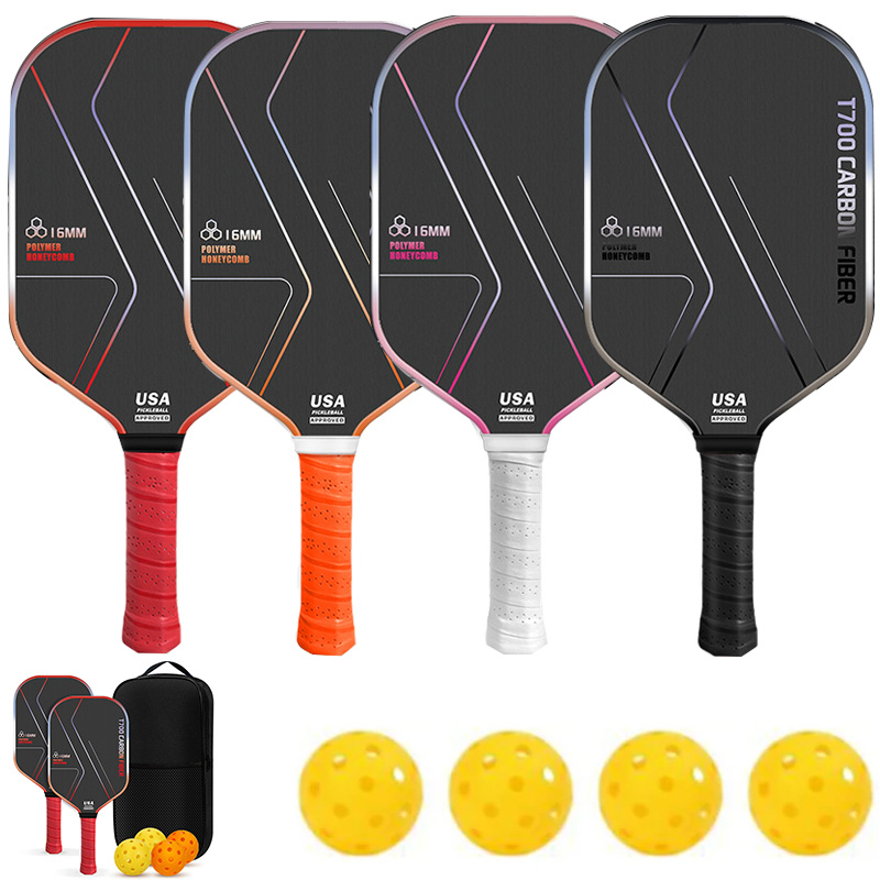 Crepe Pan Carbon - ไม้พายพิคเคิลบอลคาร์บอนไฟเบอร์ยอดนิยม T700 ชุดเต็ม แกนคาร์บอน PP รังผึ้ง