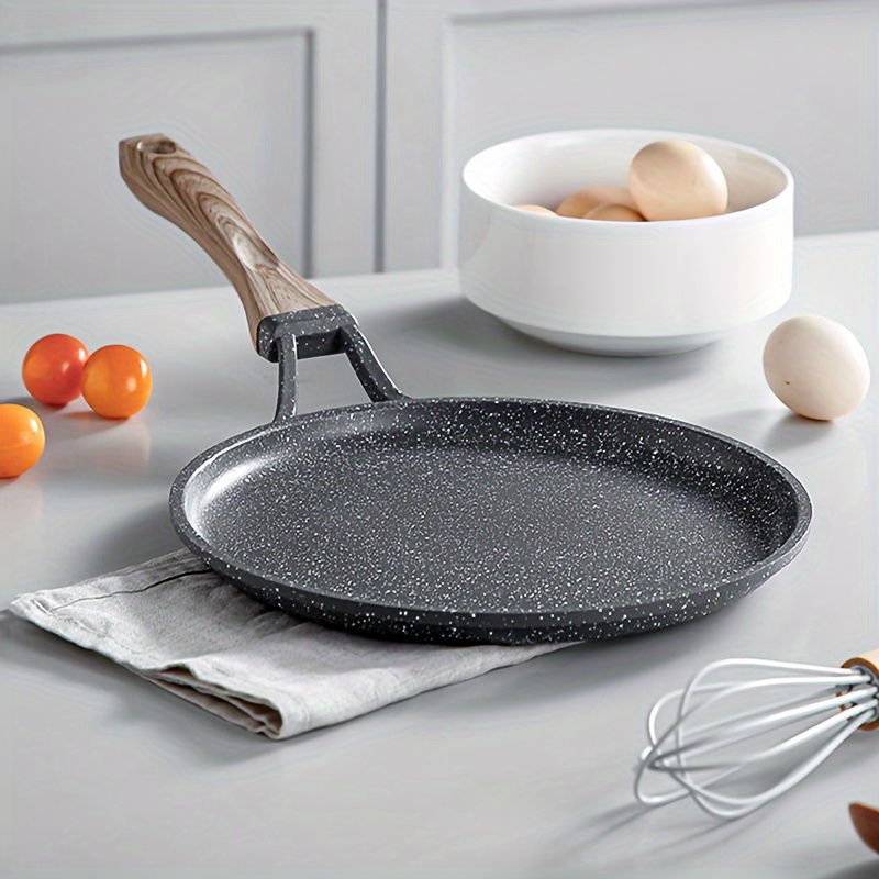 Mini Pancake Griddle - กระทะไม่ติดในครัวเรือน,กระทะเค้กขนมพิเศษ,กระทะอาหารเช้าไข่กระทะแพนเค้ก flapjack เหมาะสําหรับเตาทั้งหมด