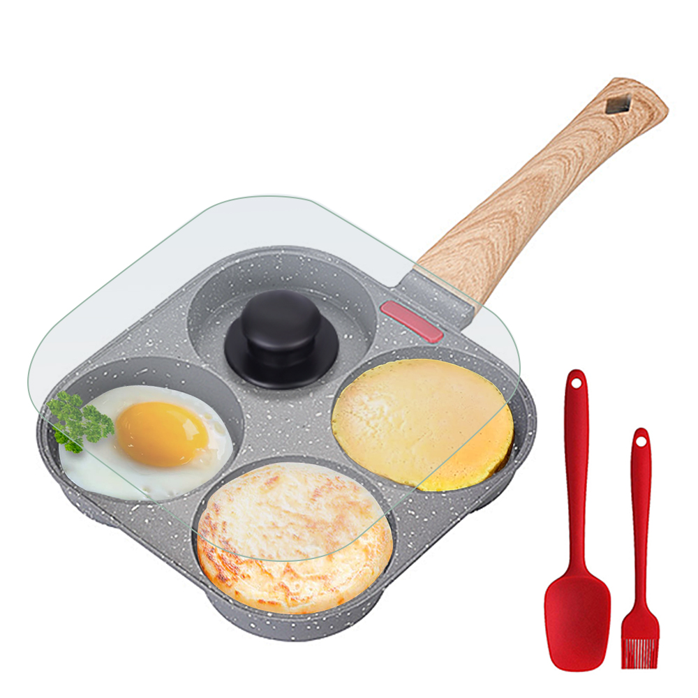 กระทะทอดไข่ 4 ช่องแบบไม่ติดกระ - Mini Pancake Griddle บทวิจารณ์และราคา