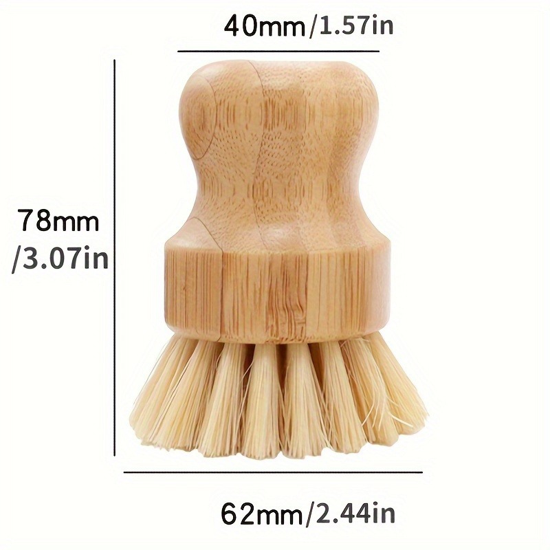 แปรงขัดจานไม้ไผ่ แปรงล้างจานไม - Cast Iron Corn บทวิจารณ์และราคา