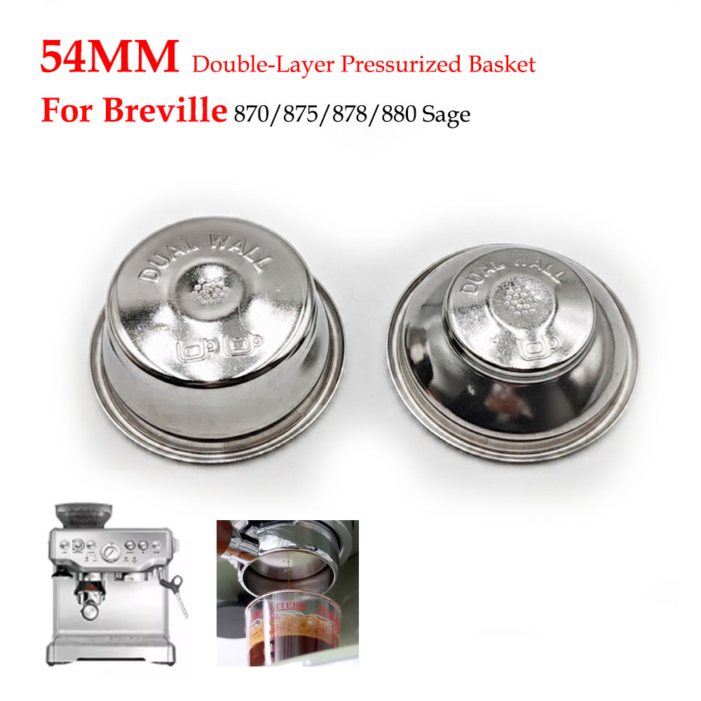 54 มม.Dual-Layer แรงดันตะกร้าก - Breville Espresso Bes870 บทวิจารณ์และราคา
