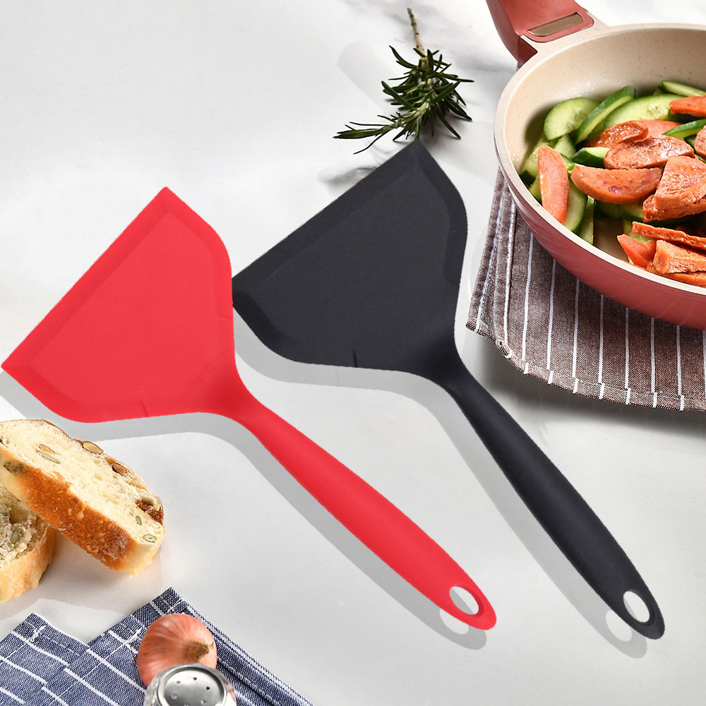 สีแดง BK Non-Stick ซิลิโคน Tur - Okonomiyaki Spatula บทวิจารณ์และราคา