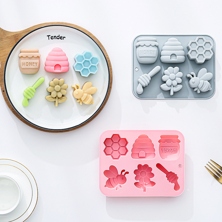 แม่พิมพ์ซิลิโคนรูปผึ้ง 6 หลุม  - Bunny Cake Mold บทวิจารณ์และราคา
