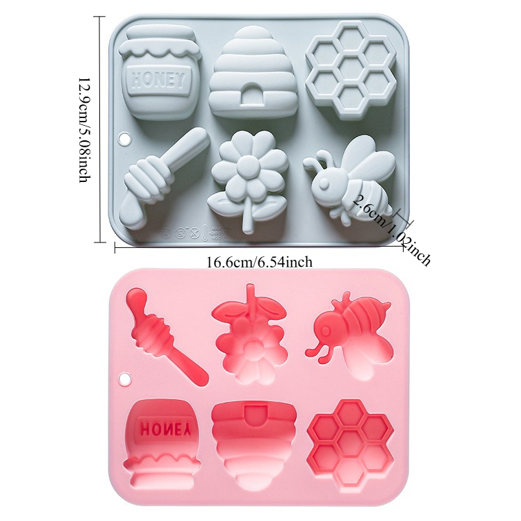 แม่พิมพ์ซิลิโคนรูปผึ้ง 6 หลุม  - Bunny Cake Mold บทวิจารณ์และราคา