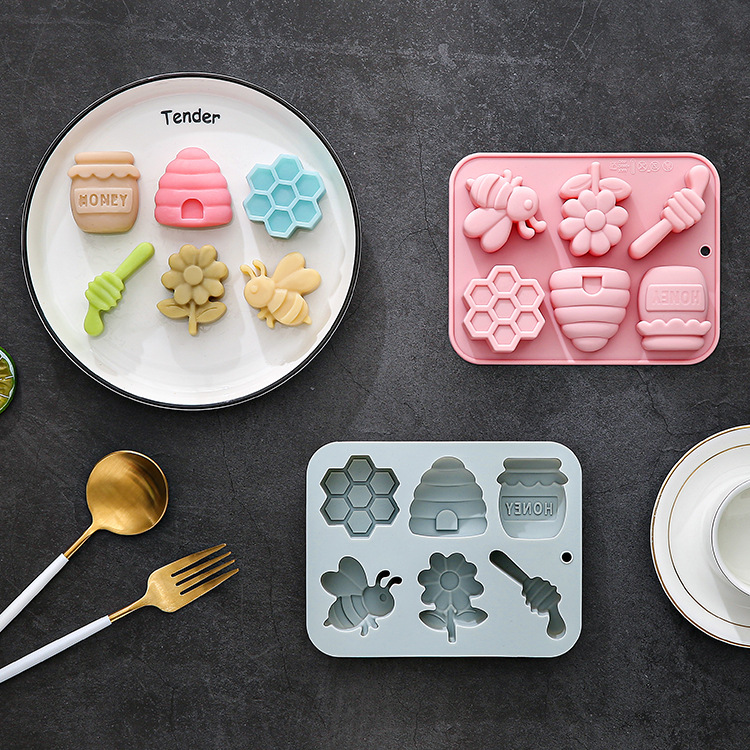 แม่พิมพ์ซิลิโคนรูปผึ้ง 6 หลุม  - Bunny Cake Mold บทวิจารณ์และราคา