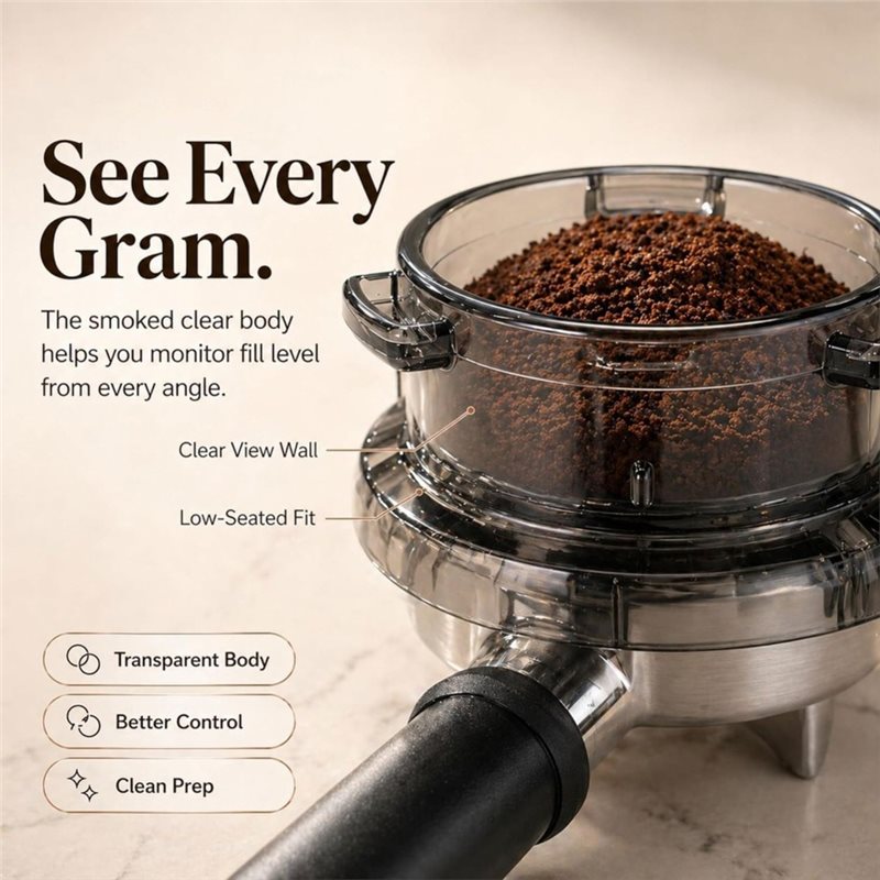 กรวยจ่ายผงกาแฟ B15C ขนาด 54 มม - Breville Espresso Barista Touch บทวิจารณ์และราคา